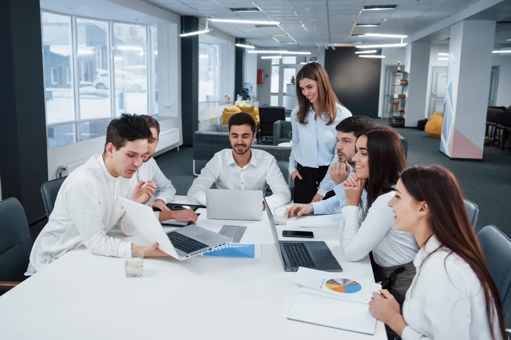A modern and collaborative office environment at TRU Logistics